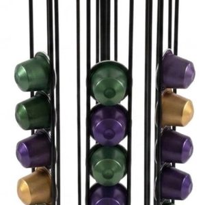 Cookinglife Koffiecuphouder Nespresso Zwart - Draaibaar - 60 Cups