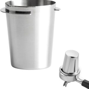 Dailygoods - 54 mm doseerbeker, koffieaccessoires Barista Espresso doseerbeker, past op 54 mm barista portafilter, roestvrijstalen koffiedosseerbeker, espressomachine accessoires voor barista, thuis, café