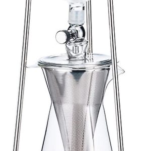 Dailygoods- Druppeltoren Koffiezetapparaat 600ml - Hittebestendig Borosilicaatglas - Roestvrij Stalen Standaard - IJskoffie Brouwset - Koude Brouw Koffie Set - Verwijderbare Lekpot