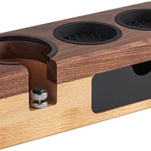 Dailygoods - Joyeee Espresso Tamping Station 58mm 54mm 51mm, Houten Portafilter Houder Espresso Koffieapparatuur, Espressomachine Accessoires, Barista Gereedschap, Verstelbaar (Accessoires niet inbegrepen)