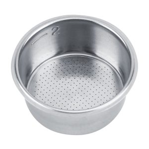 Dailygoods- Koffiefilter Roestvrij Staal - Portafilter Zeef - Accessoire Espressomachine - Draagbaar - Duurzaam - Hoogte 2,5 cm - Filtermand