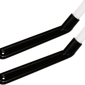 Dailygoods- Reinigingsborstel Hoge Kwaliteit - Koffiemachine/Espressomachine - Nylon Borstels - Handvat van Kunststof - 2 Stuks - Afgeschuinde Kopvorm