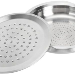 Dailygoods-herbruikbaar koffiecapsulefilter - 304 roestvrij staal - Voor een premium koffie-ervaring - Voor aangepaste koffiesmaken - Inclusief borstel en lepel - Duurzaam en roestbestendig - Koffiepads