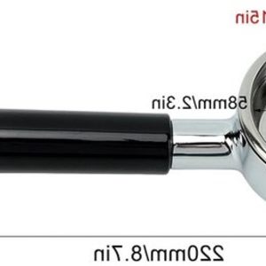 Dailygoody - Bodemloze portafilter - Espresso-koffiefilterhouder - 58 mm - Hoogwaardige koffie-ervaring - Geschikt voor diverse espressomachines - Kun...