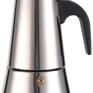 Danky - Percolator Espressomaker - 4 Kops / 200 ml - RVS Roestvrij Staal - Geschikt voor Inductie en Gas