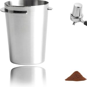 Doseerbeker 58 mm - 304 roestvrij staal - naadloze poederverbinding - voor espressomachine - ShopVlot