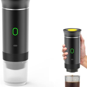 Draadloze 3-in-1 Elektrische Espressomachine voor Thuis, Auto en Camping - Mini Koffiezetapparaat