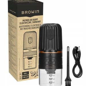 Draadloze Elektrische Koffiemolen met Braam - USB Oplaadbaar