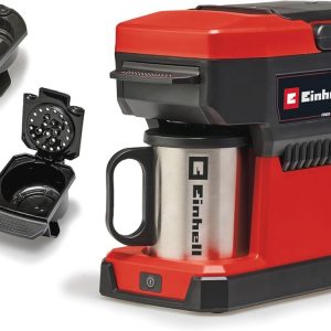 Draagbare Accu Koffiemachine voor Filterkoffie en Koffiepads - 240 ml Waterreservoir