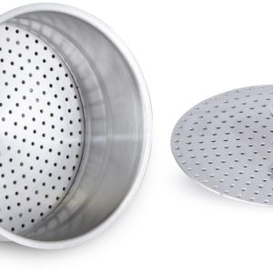 Easyworkz Roestvrijstalen koffietrechter filter met reducer, espressomachine vervanging, 6 kopjes maat - ShopVlot
