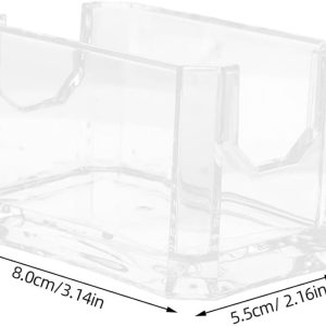 Een compacte, multifunctionele opbergdoos die geschikt is voor theezakjes en suikerzakjes - uitgevoerd in een minimalistische stijl, ideaal voor keukens en eetruimtes - 8.2*5.2*5.1CM