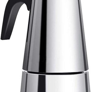 Espresso Koffiezetter voor 4, 6 en 9 Kopjes, RVS Percolator voor Moka Koffie, Geschikt voor Gas en Inductie
