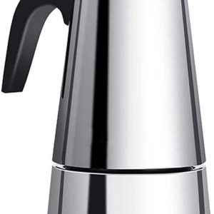 Espresso-koffiezetter voor 4, 6 en 9 kopjes - Roestvrijstalen percolator voor mokakoffie - Geschikt voor gas en inductie