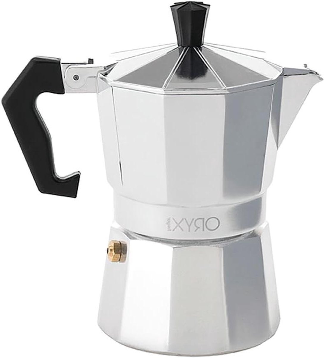 Espressomachine Aluminium - Moka Pot - Koffie Zetten - Voor 3 Kopjes - 150 ml - Zilver