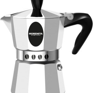 Espressomachine Aluminium - Percolator Koffie - Koffie Zetten - Afneembare Tank - 6 Centiliter - Zilver