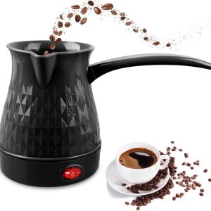 Espressomachine - Elektrisch Koffiezetapparaat - Elektrische Turkse Koffiepot - 500ml - RVS Koffiezetapparaat - Moka Pot - Griekse Koffiemaker - Reiskoffiepot - Keukengadget - Koffiepot - Espresso