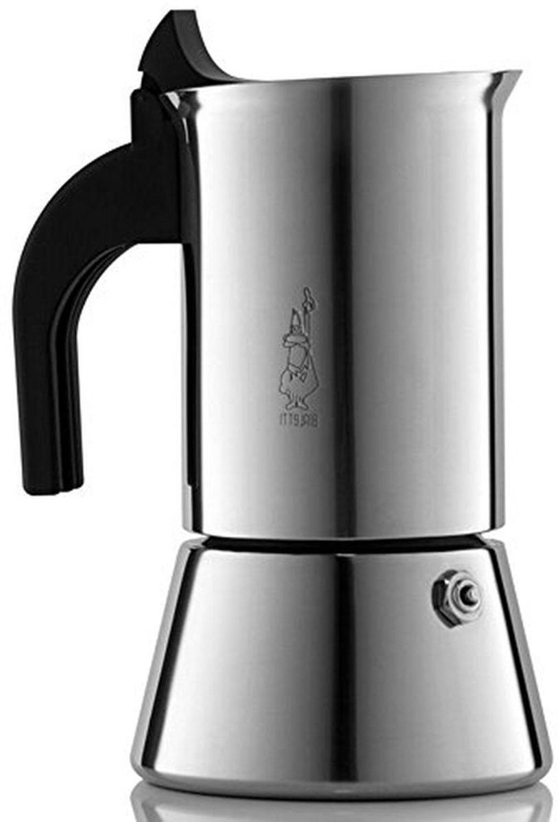 Espressomachine - Moka pot - Koffie Zetten - Druipvrije Schenktuit - 4 Kopjes - Zilver