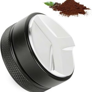 Espressomachine, koffieverdeler, koffieverdeler, koffieverdeler, instelbare dieptecompensatieverdeler, barista-accessoires voor koffie, zeefhouder voor het stampen (58 mm)