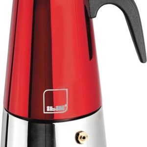 Espressomachine voor 10 kopjes, 460 ml, roestvrij staal, inductie geschikt