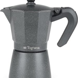 Espressomachine voor 6 - Koffiezetter fornuis - Klassieke koffie maken - Aluminium behuizing - 16 x 8 x 15 cm