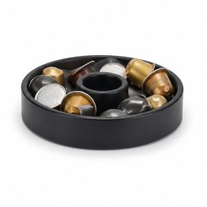 Fiastra Mosso houder voor koffiecups - Zwart