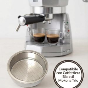 Filter voor 2 kopjes - geschikt voor Mokona espressomachine - eenvoudig in gebruik - Homevero