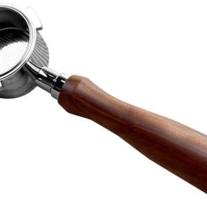 Filterhouder voor espressomachine - 51 mm filterhouder met drie hendels - Bodemloos roestvrij staal 304