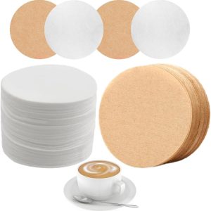 Filterpapier voor Aeropress - 800 stuks, 64 mm, ronde koffiefilters, vervangend, ideaal voor espresso en koffiezetten
