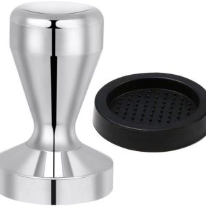 GELLDG Koffietamper - Espressotamper 51mm - Verwijderbare Steel en Bodem voor Gemakkelijk Schoonmaken - Ergonomisch Handvat - Geschikt voor Espressomachines - Kunststof - 51mm