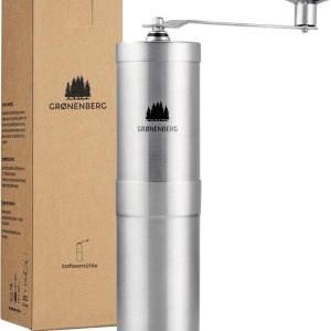 Handkoffiemolen - Roestvrij Staal - Keramische Maalmolen - Traploze Maalgraad - Voor Koffieliefhebbers