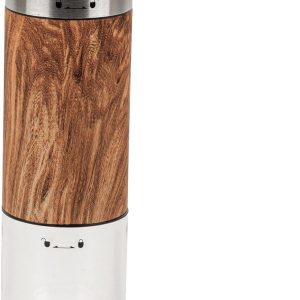 Handmatige Koffiemolen - Koffiemaler Keramisch - Verse Koffie Zetten - Opvouwbare Slinger - 80 Gram Capaciteit - Zilver Hout