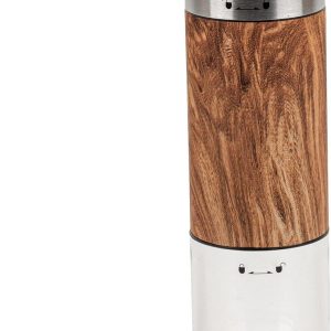 Handmatige Koffiemolen - Koffiemaler - Verse Koffie - Keramisch Maalwerk - 80 Gram - Zilver en Hout