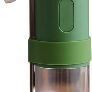 Handmatige Koffiemolen - Kruidenmolen Reis - Versgemalen Koffie Zetten - Verstelbare Keramische Maalschijf - 14 x 5.5 cm - Groen