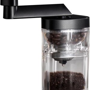 Handmatige Koffiemolen - Reismolen Bonenmolen - Koffie Malen - Keramische Burr Molen - 15 x 7 cm - Zwart