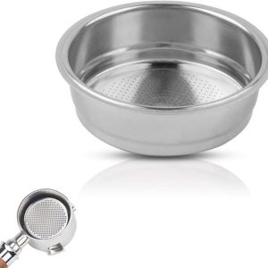 Herbruikbare Metalen Koffiefilter Mand 51mm voor Espressomachine - Geschikt voor Portafilter zonder Bodem