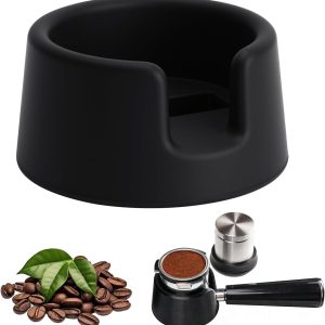 Hygienische en veilige koffie tamper basis voor espressomachines, geschikt voor luxe café accessoires en optimale stabiliteit