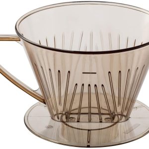 Ibenzoa® Koffiefilterhouder - Filtermaat 2, voor 2 Kopjes, Kunststof