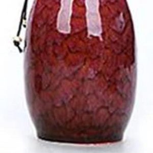Keukenopslagpot - Voorraadbus keramiek - Voedsel bewaren - Luchtdichte sluiting - 260 ml - Rood