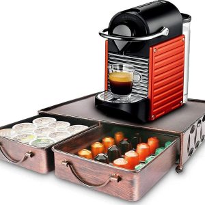 Koffie Capsulehouder - Koffiecapsule Opbergrek Capsule Opslag Houder Capsuledispenser Padhouder Capsulestandaard, Coffee Pod Holder Capsule Rack Keuken Kantoor