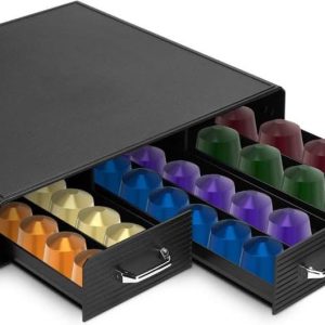 Koffie Capsulehouder - Koffiecapsule Opbergrek Capsule Opslag Houder Capsuledispenser Padhouder Capsulestandaard, Coffee Pod Holder Capsule Rack Keuken Kantoor