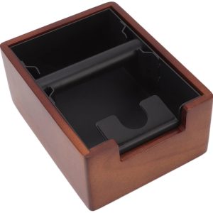 Koffie Tamping Station - Geïntegreerde Uitklopbak - Voor Espressomachine - Vierkant - Zwart