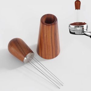 Koffie roernaald, espresso-roerder, espresso-gereedschap, koffiehandmixer, verdeler in naaldstijl, accessoires voor espressomachines