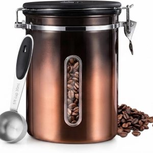 Koffieblik luchtdicht 1kg bonen