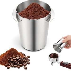Koffiebonen doseerbeker 58 mm - Roestvrij staal - Voorkomt morsen - Perfect voor espressomachines - ShopVlot