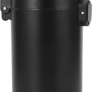 Koffiebus RVS - Bewaarbus Keuken - Koffie Vers Houden - Dubbelwandig Luchtdicht - 8x15 cm - Zilverkleurig