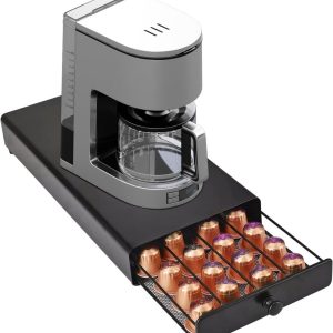 Koffiecup Houder - Lade Organizer - Keuken Organiseren - Ruimtebesparend Ontwerp - 40 Cups - Rood