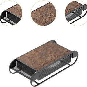 Koffiecup Houder - Opberg Lade - Keuken Organisatie - Versterkte Bevestiging - 32 x 14.5 x 44 cm - Zwart