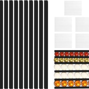 Koffiecup Houder voor 54 VertuoLine of 72 Nespresso Original Capsules, Zelfklevend en Ruimtebesparend, Ideaal voor het Organiseren van Koffiepads en Capsules (11 Stuks)