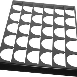 Koffiecup Organizer - Capsule Houder - Koffie Station - Grote Capaciteit - 32 cm Lengte - Zwart