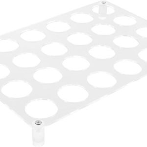 Koffiecup Organizer - Capsulehouder Lade - Keuken Organiseren - Kristalhelder Acryl - 32.7X22.23cm - Transparant